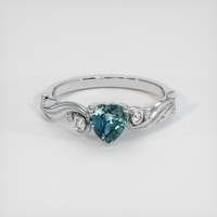 1.05 Ct. Sapphire Ring, Platinum 950 1
