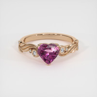 1.30 Ct. Gemstone Ring, 14K Rose Gold 1