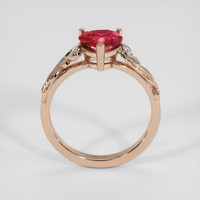 2.02 Ct. Ruby Ring, 14K Rose Gold 3