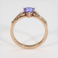 1.01 Ct. Violet Sapphire Ring, 18K Rose Gold 3