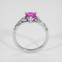 0.99 Ct. Pinkish Purple Sapphire Ring, 10K White Gold 3