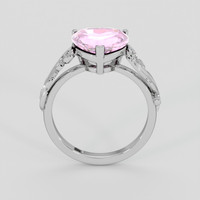 3.13 Ct. Pink Sapphire Ring, 10K White Gold 3