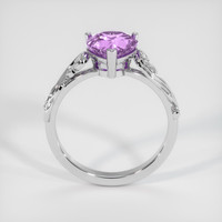 2.00 Ct. Purple Sapphire Ring, 14K White Gold 3