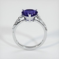 2.92 Ct. Color Change Sapphire Ring, 18K White Gold 3