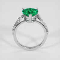 1.92 Ct. Emerald Ring, 18K White Gold 3
