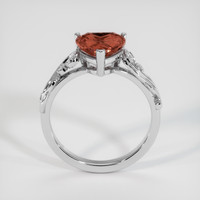 2.05 Ct. Padparadscha Sapphire Ring, 18K White Gold 3