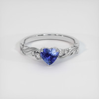 1.62 Ct. Sapphire Ring, 18K White Gold 1
