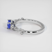 1.62 Ct. Sapphire Ring, 18K White Gold 4