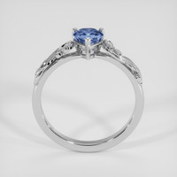 1.34 Ct. Blue Sapphire Ring, 18K White Gold 3