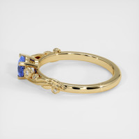 0.55 Ct. Sapphire Ring, 14K Yellow Gold 4