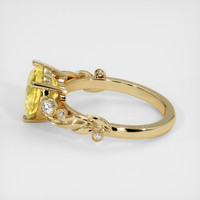 3.55 Ct. Yellow Sapphire Ring, 14K Yellow Gold 4