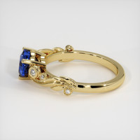 1.56 Ct. Sapphire Ring, 18K Yellow Gold 4