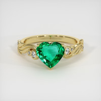 Emerald Ring 1.32 Ct. 18K Yellow Gold Preview