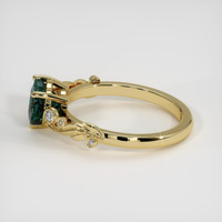 2.02 Ct. Color Change Sapphire Ring, 18K Yellow Gold 4