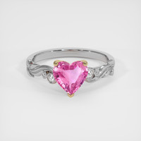 1.04 Ct. Sapphire Ring, 18K Yellow & White 1