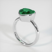 3.01 Ct. Emerald Ring, Platinum 950 2