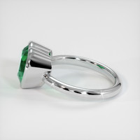 3.01 Ct. Emerald Ring, Platinum 950 4