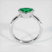 1.46 Ct. Emerald Ring, Platinum 950 3