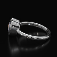 2.00 Ct. Gemstone Ring, Platinum 950 4