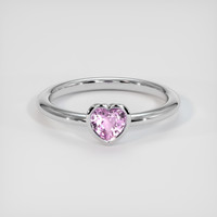 0.57 Ct. Purple Sapphire Ring, Platinum 950 1