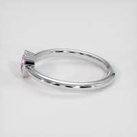 0.57 Ct. Purple Sapphire Ring, Platinum 950 4
