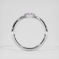 0.57 Ct. Purple Sapphire Ring, 18K White Gold 3