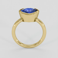 3.98 Ct. Blue Sapphire Ring, 10K Yellow Gold 3
