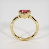 2.06 Ct. Padparadscha Sapphire Ring, 10K Yellow Gold 3