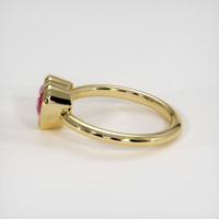 2.06 Ct. Padparadscha Sapphire Ring, 10K Yellow Gold 4