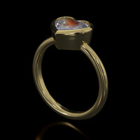 2.00 Ct. Gemstone Ring, 14K Yellow Gold 2