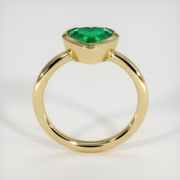 1.46 Ct. Emerald Ring, 18K Yellow Gold 3