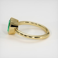 1.46 Ct. Emerald   Ring, 18K Yellow Gold 4