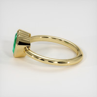 1.46 Ct. Emerald Ring, 18K Yellow Gold 4