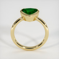 1.58 Ct. Emerald Ring, 18K Yellow Gold 2