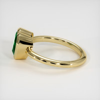 1.58 Ct. Emerald Ring, 18K Yellow Gold 4