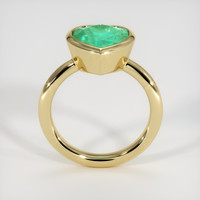 2.72 Ct. Emerald Ring, 18K Yellow Gold 3