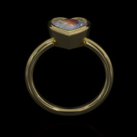 2.00 Ct. Gemstone Ring, 18K Yellow Gold 3