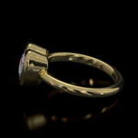 2.00 Ct. Gemstone Ring, 18K Yellow Gold 4