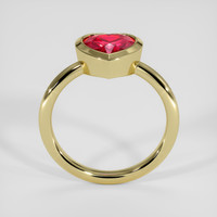 2.02 Ct. Ruby Ring, 18K Yellow Gold 3