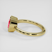 2.02 Ct. Ruby Ring, 18K Yellow Gold 4