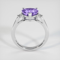 2.69 Ct. Purple Sapphire Ring, Platinum 950 3