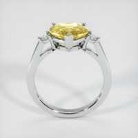 2.77 Ct. Yellow Sapphire Ring, Platinum 950 3