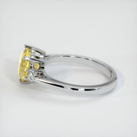 2.77 Ct. Yellow Sapphire Ring, Platinum 950 4