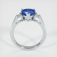 2.03 Ct. Sapphire Ring, 14K White Gold 3