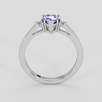 1.01 Ct. Violet Sapphire Ring, 14K White Gold 3