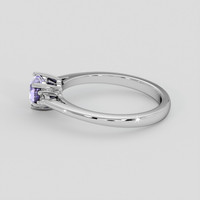 1.01 Ct. Violet Sapphire Ring, 14K White Gold 4