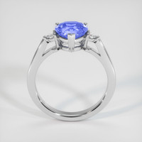 2.07 Ct. Blue Sapphire Ring, 18K White Gold 3