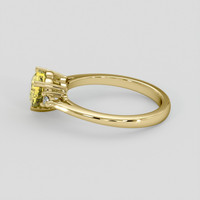 1.51 Ct. Yellow Sapphire Ring, 14K Yellow Gold 4
