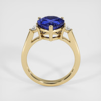 3.57 Ct. Blue Sapphire Ring, 14K Yellow Gold 3