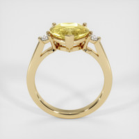 2.77 Ct. Sapphire Ring, 14K Yellow Gold 3